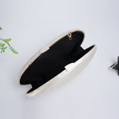 Acrylic Shell Bag Dinner Wedding Clutch Chain Long Shoulder Strap