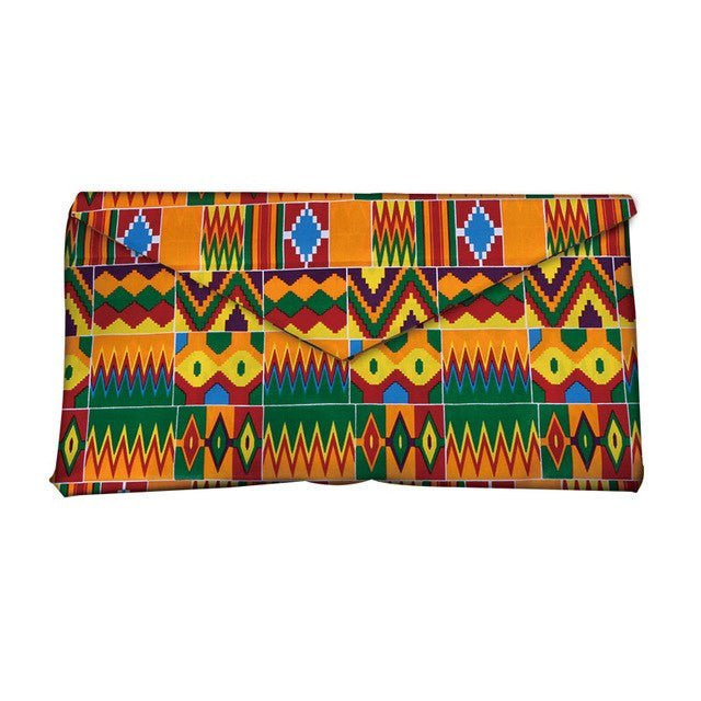 African - Inspired Vibrant Print Clutch Bag for Women 5Style
