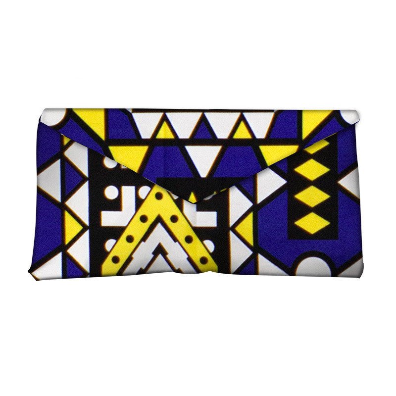 African - Inspired Vibrant Print Clutch Bag for Women 14Style