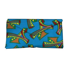 African - Inspired Vibrant Print Clutch Bag for Women 9Style