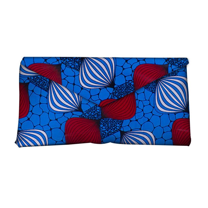 African - Inspired Vibrant Print Clutch Bag for Women 28Style