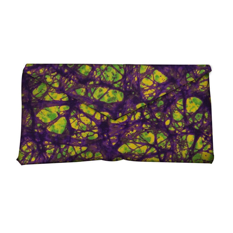 African - Inspired Vibrant Print Clutch Bag for Women 18Style