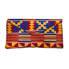 African - Inspired Vibrant Print Clutch Bag for Women 25Style