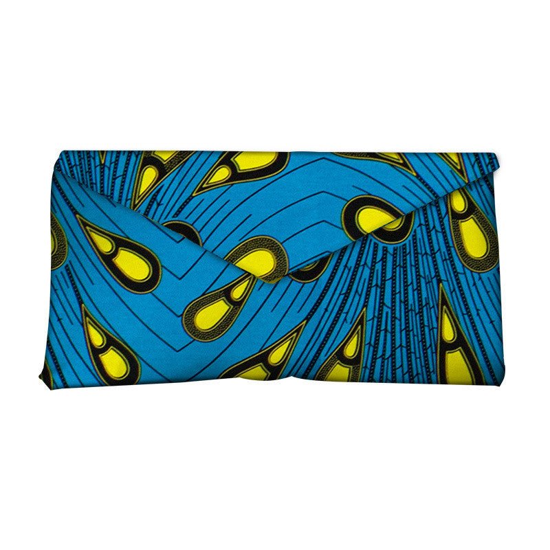 African - Inspired Vibrant Print Clutch Bag for Women 15Style
