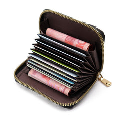 Animal Pattern Series Expanding Card Holder Black And White Zebra Print