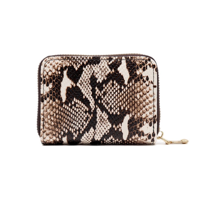Animal Pattern Series Expanding Card Holder Snake Print