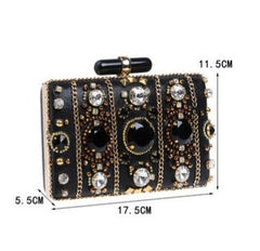 Banquet Clutch Ladies Dress Evening Bag Black