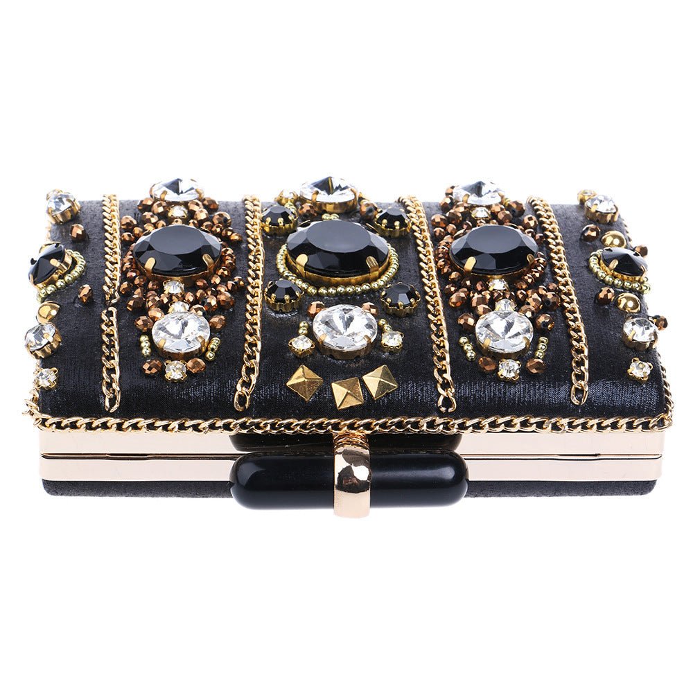 Banquet Clutch Ladies Dress Evening Bag Black