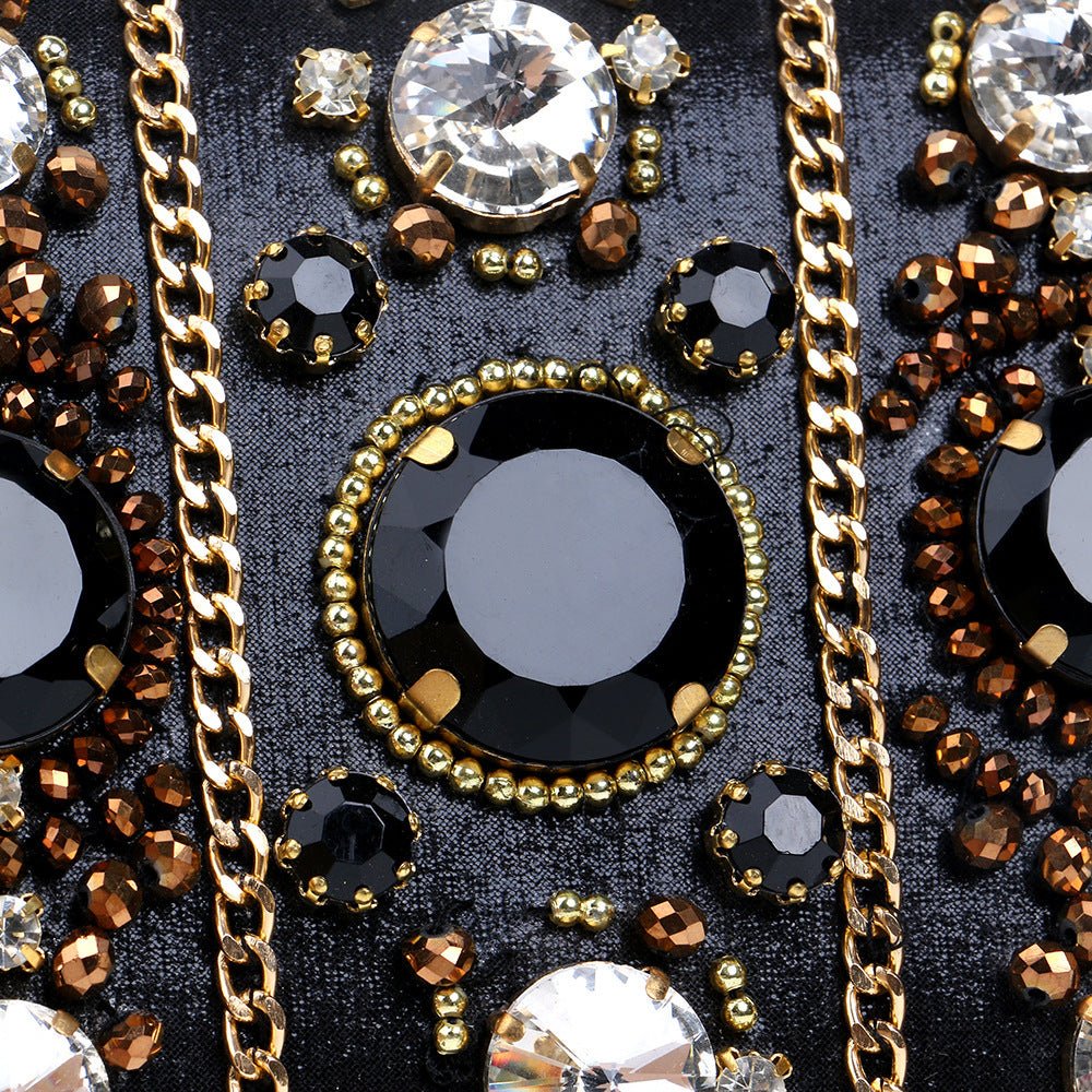 Banquet Clutch Ladies Dress Evening Bag Black