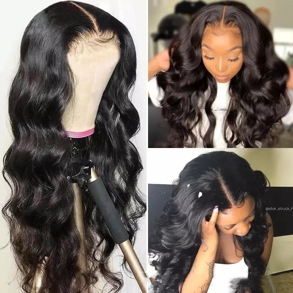 Body Wave Lace Front Human Hair Wig 4x4 headgear