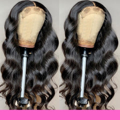 Body Wave Lace Front Human Hair Wig 4x4 headgear