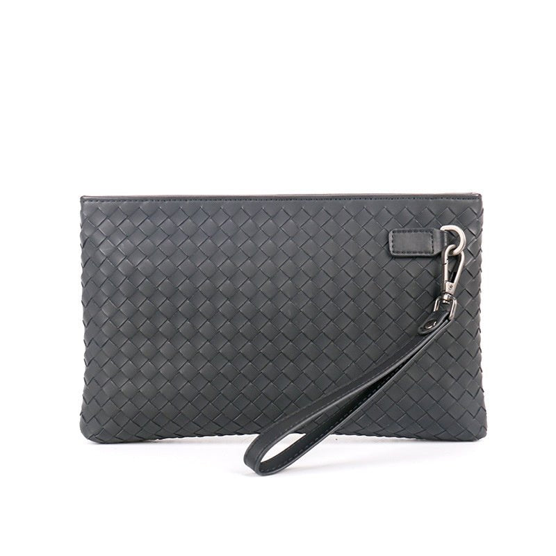 Borsa Premium Leather Clutch Bag for Business Black