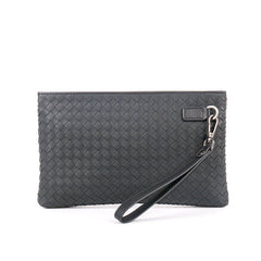 Borsa Premium Leather Clutch Bag for Business Black