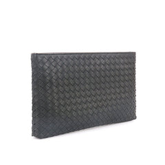 Borsa Premium Leather Clutch Bag for Business Black