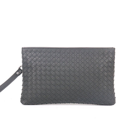 Borsa Premium Leather Clutch Bag for Business Black