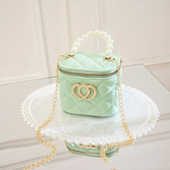 Bucket Gel Bag Female PVC Green