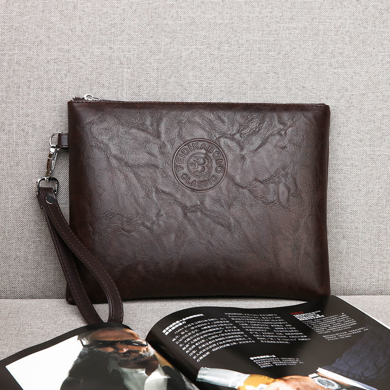 Casual Clutch Bag Men's Wallet for Everyday Essentials E
