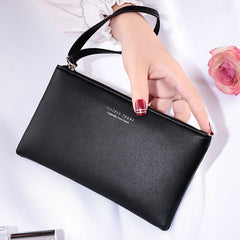 Casual Long Clutch Bag for Women – Elegant and Versatile Red