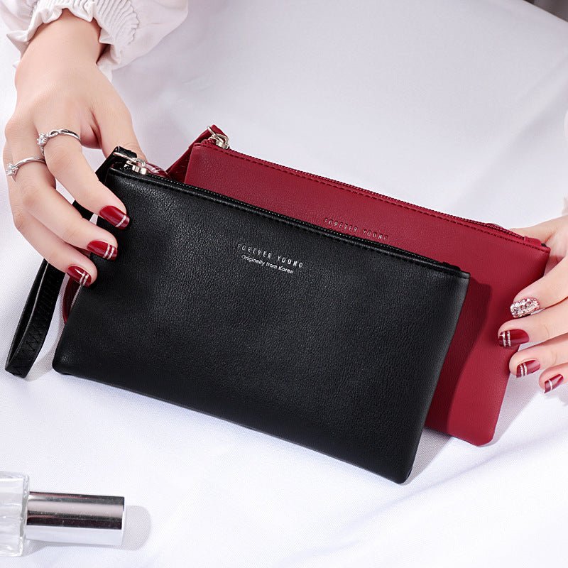 Casual Long Clutch Bag for Women – Elegant and Versatile Black