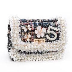 Charming Kids' Clutch Mini Embroidered Shoulder Bag 2 Style