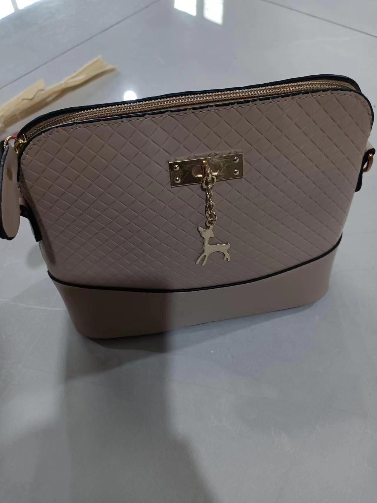 Chic and Trendy Portable Fashion Women's Handbag Gray
