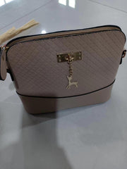 Chic and Trendy Portable Fashion Women's Handbag Gray