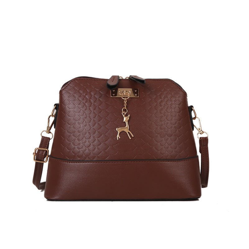 Chic and Trendy Portable Fashion Women's Handbag Black