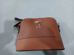 Chic and Trendy Portable Fashion Women's Handbag Brown