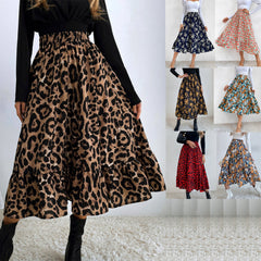 Chic Leopard Print Slim Skirt: Elevate Your Elegance Yellow Petunia