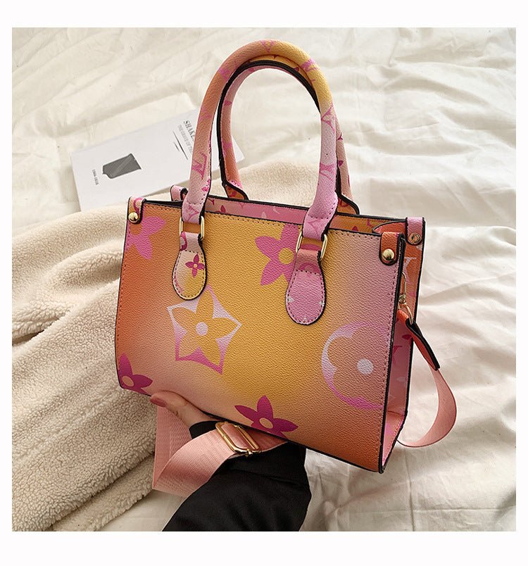 Chic Visionary Bag with Spacious Capacity - Trendy Presbyopic Handbag Orange