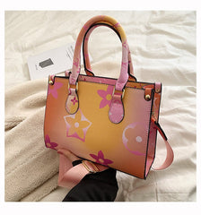 Chic Visionary Bag with Spacious Capacity - Trendy Presbyopic Handbag Orange