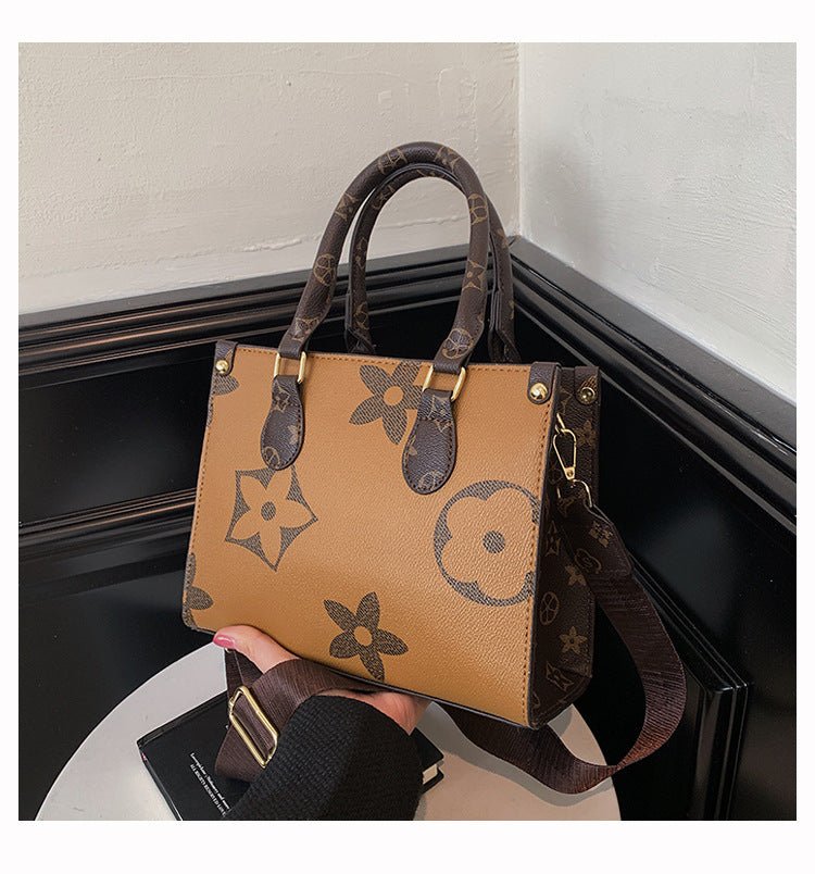 Chic Visionary Bag with Spacious Capacity - Trendy Presbyopic Handbag coffee