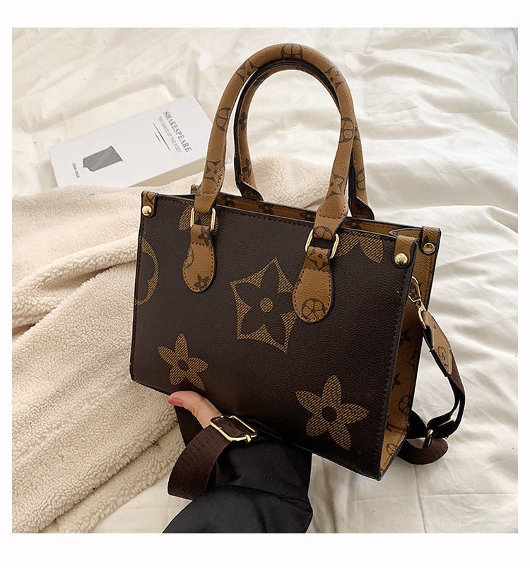 Chic Visionary Bag with Spacious Capacity - Trendy Presbyopic Handbag coffee