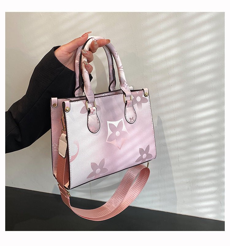 Chic Visionary Bag with Spacious Capacity - Trendy Presbyopic Handbag Light Pink