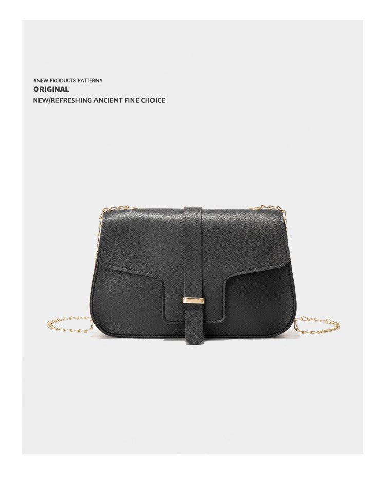 Chic Western Style Chain Bag by The Bag Niche Black