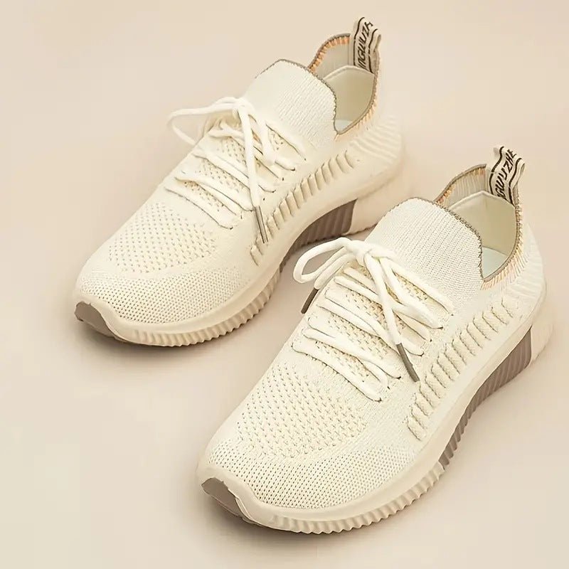 Cloud - Like Comfort Mesh Breathable Women's Casual Shoes Sneakers Beige