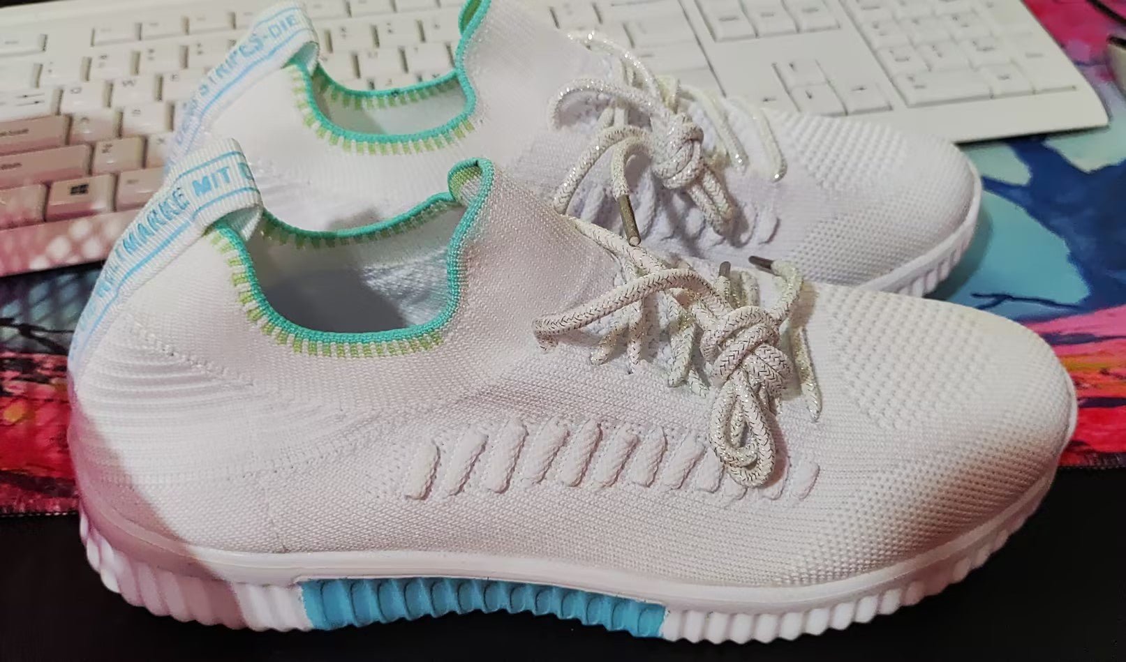 Cloud - Like Comfort Mesh Breathable Women's Casual Shoes Sneakers White