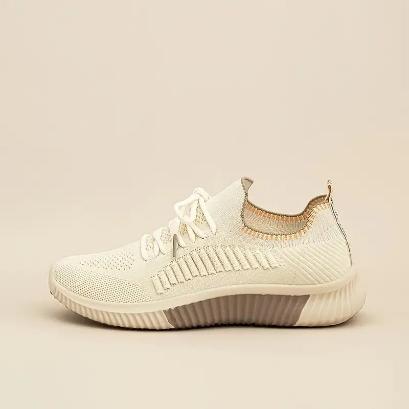 Cloud - Like Comfort Mesh Breathable Women's Casual Shoes Sneakers Beige