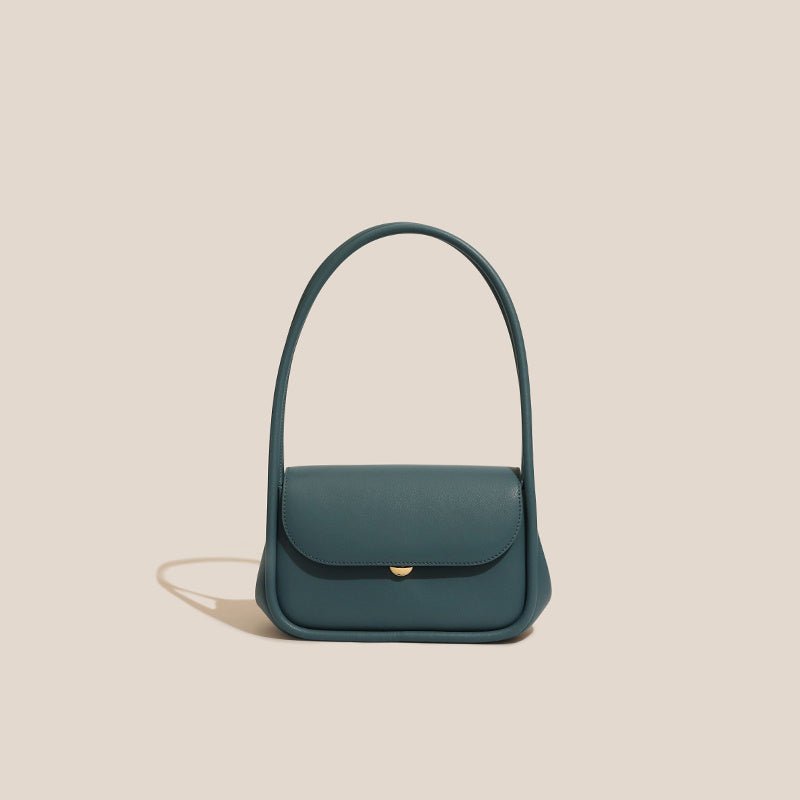 Clutch Style One Shoulder White Handbag for Women Blue