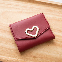 Clutch Tri - Fold Wallet with Card Holder Red