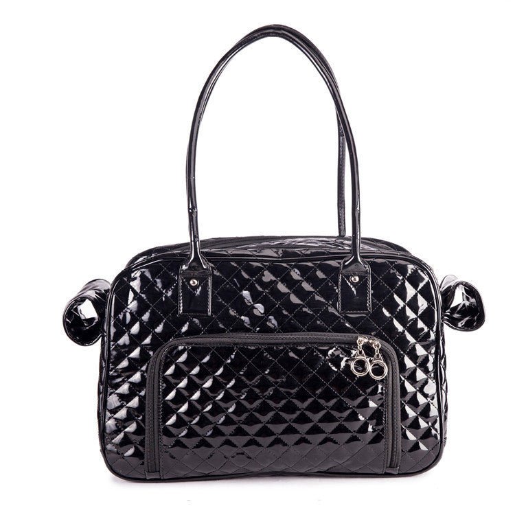 Compact Pet Clutch Bag - Portable Travel Accessory Black