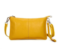 Cowhide Clutch Bag – Dinner & Leisure for Ladies yellow