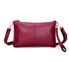 Cowhide Clutch Bag – Dinner & Leisure for Ladies Claret