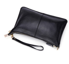 Cowhide Clutch Bag – Dinner & Leisure for Ladies gules
