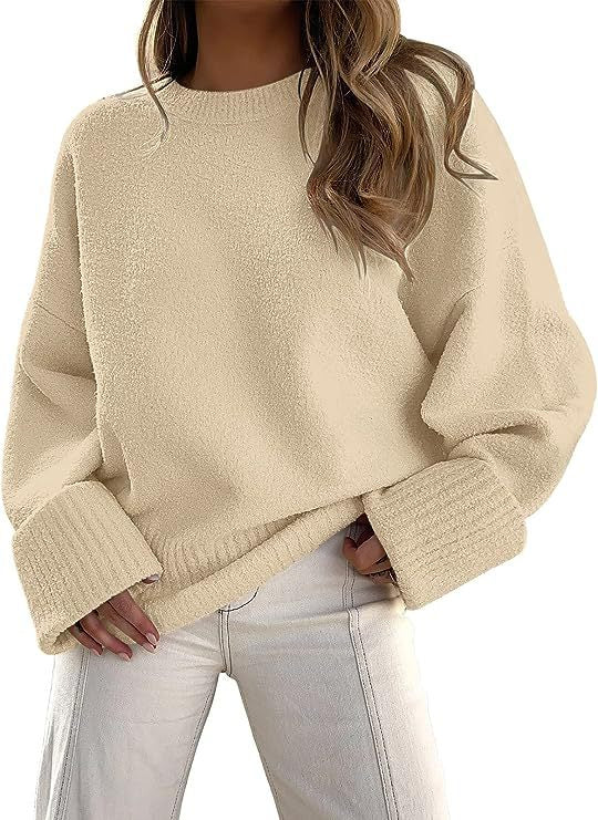 Cozy Plush Long Sleeve Sweater Yellow