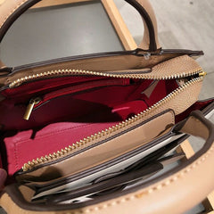 Cream cake tote bag handbag women Black