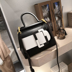 Cream cake tote bag handbag women Black