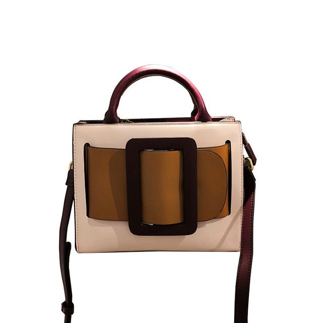 Cream cake tote bag handbag women Black