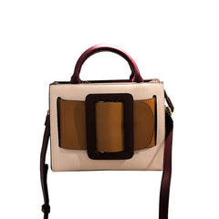 Cream cake tote bag handbag women Black