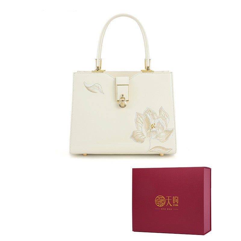 Creative Simple Chinese Style Handbag Beige